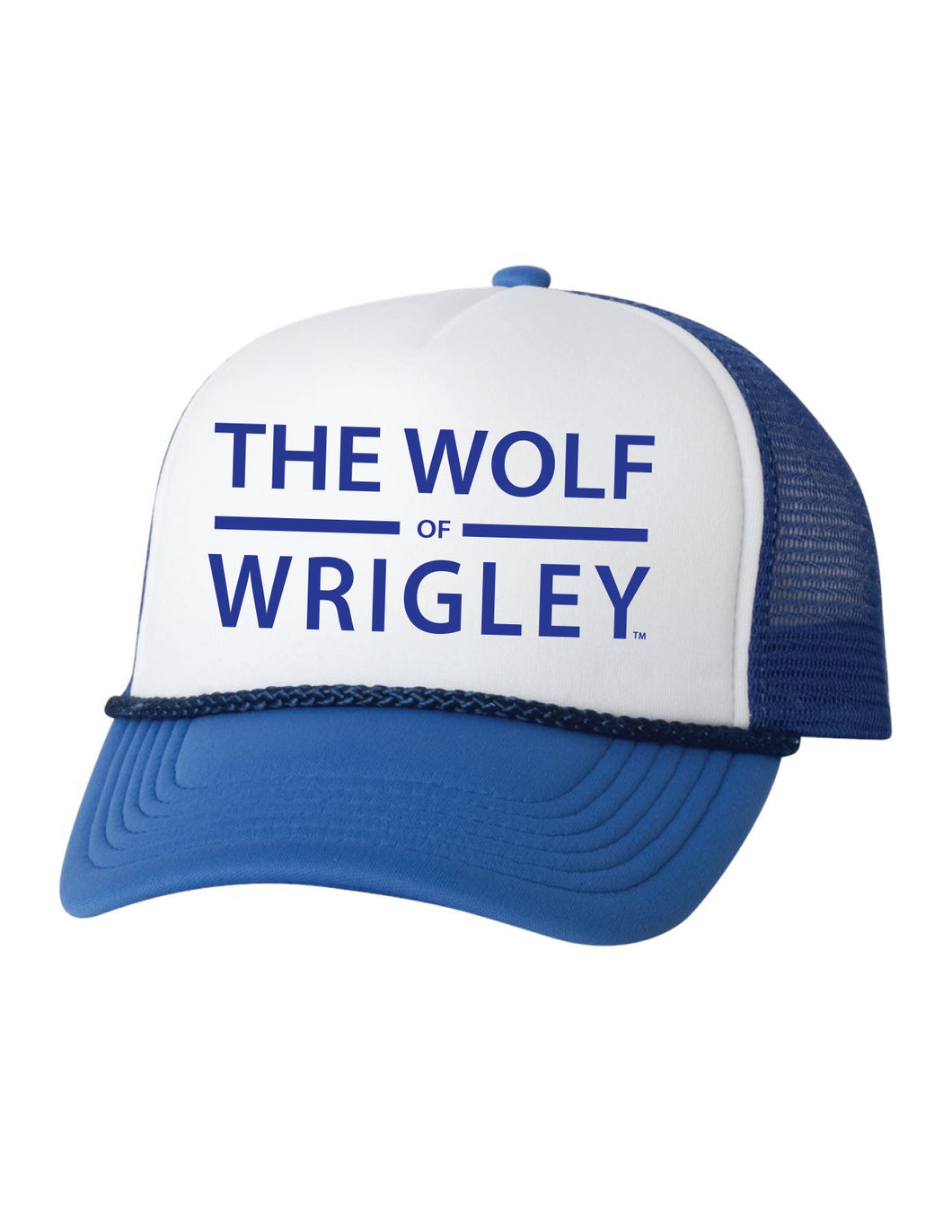 The Wolf of Wrigley Blue Hat